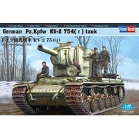 HobbyBoss 1/48 German Pz.Kpfw KV-2 754(r) tank Plastic Model Kit [84819]