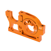 HPI 100885 ALUMINIUM MOTOR MOUNT SET (ORANGE)