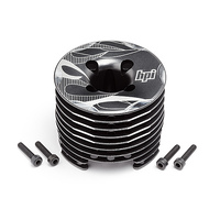 HPI Aluminium Heatsink Head Gunmetal (F3.5 Pro) [101589]