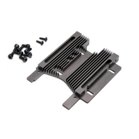 HPI HD Heatsink Motor Plate 10mm (7075S/Gray) [102359]