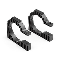 HPI 102401 HEAVY DUTY HEATSINK MOTOR MOUNTS 10MM (40MM/GRAY/2PCS)