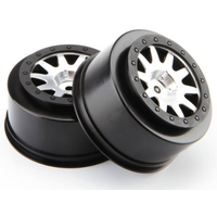 HPI Mk.10 V2 Wheel Matt Chrome (4.5mm Offset/2Pcs) [106200]