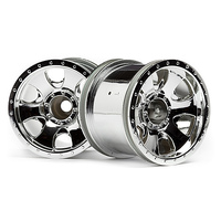 HPI Warlock Wheel Chrome (2.2In/2Pcs) [106722]