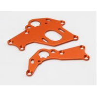 HPI Motor Mount Set (Left/Right/Orange) [106838]