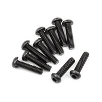 HPI Button Head Screw M2.5X10mm (Hex Socket/10Pcs) [107373]