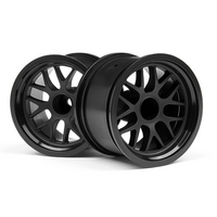 HPI BBS Spoke Wheel 48X34mm Black (14mm Offset/2Pcs) [109155]