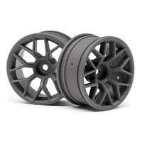 HPI Rtr Wheel 26mm Gunmetal (6mm Offset/2Pcs) [112812]