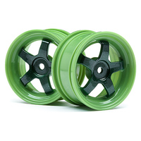 HPI Work Meister S1 Wheel Green 26mm (0mm Os/2Pcs) [113095]