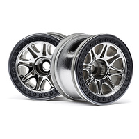 HPI Split 8 Truck Wheel (Chrome/2Pcs) [113336]