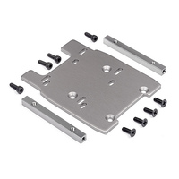 HPI Motor Plate (Gray/4mm) [115354]