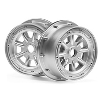 HPI ML-8 Wheel Silver (120X60mm/2pcs) [115765]