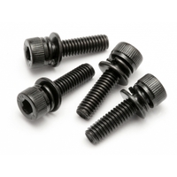 HPI Cap Head Screw M4X15mm With Washer (4Pcs) [15479]