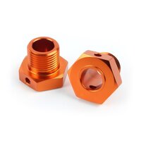 HPI 17mm Hex Hub Adaptor (Orange/2pcs) [160138]