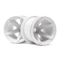 HPI Super Star MT Wheels Front (White/2.2In/2Pcs) [2100]