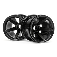 HPI Super Star MT Wheels Front (Black/2.2In/2Pcs) [2105]