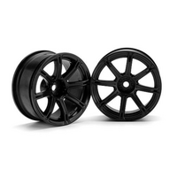 HPI Work Emotion XC8 Wheel 26mm Black (6mm Offset) [3307]