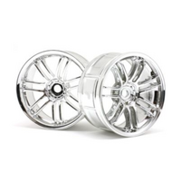 HPI LP32 Wheel Rays Volkracing RE30 Chrome (2Pcs) [3341]