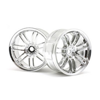 HPI LP35 Wheel Rays Volkracing RE30 Chrome (2Pcs) [3342]