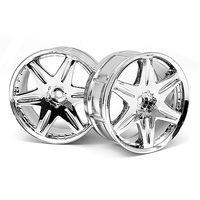 HPI LP29 Wheel Work LS406 Chrome (2Pcs) [3343]