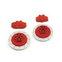 HPI E10 Brake Disc & Caliper Set (Red) [33450]