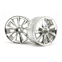 HPI LP35 Wheel ATG RS8 Chrome (2Pcs) [33464]