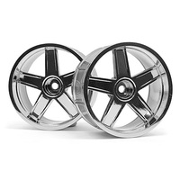 HPI LP35 Wheel MF Type Chrome (9mm Offset/2Pcs) [33478]