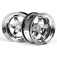 HPI Work Meister S1 Wheel 26mm Chrome (6mm Offset) [3592]