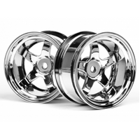 HPI Work Meister S1 Wheel 26mm Chrome (9mm Offset) [3593]