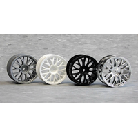 HPI Mesh Wheel 26mm (Chrome)(1mm Offset) [3712]