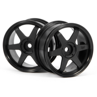 HPI TE37 Wheel 26mm Black (0mm Offset) [3836]