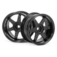 HPI TE37 Wheel 26mm Black (6mm Offset) [3846]