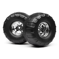HPI 4884 MOUNTED DUAL STAGE TIRES ON CLASSIC KING WHEELS