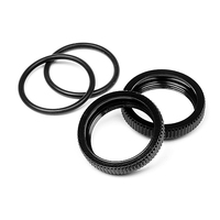 HPI Big Bore Shock Spring Adjust Nut (Black/2Pcs) [67528]