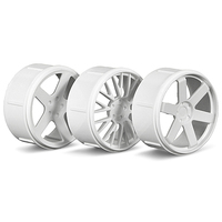 HPI Wheel Set (White/Micro RS4) [73410]