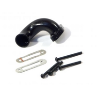 HPI Aluminium Exhaust Header (12-15 Engine)(Black/Nitro 3) [86037]