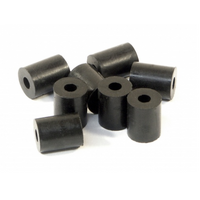 HPI Rubber Tube 3x8x10mm (Shaped/Black/8pcs) [87058]