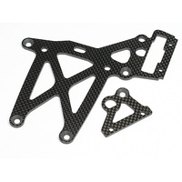 HPI 87453 REAR UPPER PLATE SET (WOVEN