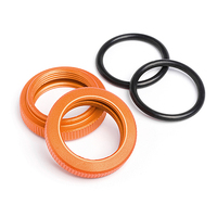 HPI Shock Adjuster Nut 20mm (Orange/2Pcs) [87492]