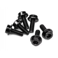 HPI Flanged Cap Head Screw M3X8mm (6Pcs) [94453]