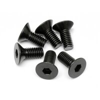 HPI Flat Head Screw M6X14mm (Hex Socket/6Pcs) [94879]