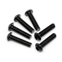 HPI Button Head Screw M6X25mm (Hex Socket/6Pcs) [94909]