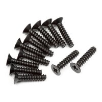 HPI TP. Flat Head Screw M2.6x12mm (12pcs) [Z478]