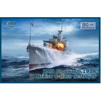 IBG 1/700 HMS Glowworm 1938 British G-class destroyer     Plastic Model Kit [700-08]