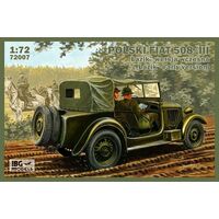 IBG 1/72 Polski Fiat 508/III "Lazik" wersja wczesna (Early version) Plastic Model Kit [72007]