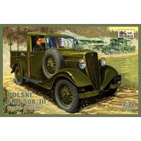 IBG 1/72 Polski Fiat 508/III furgon (wagon) Plastic Model Kit [72009]