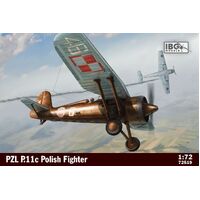 IBG 1/72 PZL P.11C Polish Fighter Plane Plastic Model Kit [72519]