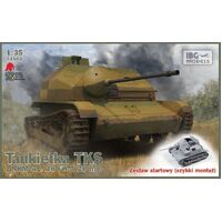 IBG 1/35 TKS Tankette with 20mm Gun Quick Build Tracks Plastic Model Kit [E3503]