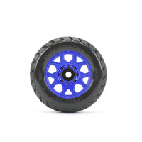 Jetko 1/8 MT 3.8 EX-ROCKFORM/Claw Rim/Metal Blue/Medium Soft/Glued/Blted