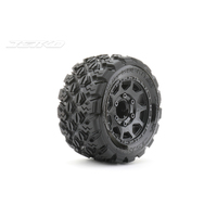 Jetko 1/10 ST 2.8 EX-KING COBRA Tyres (Claw Rim/Black/Medium Soft/12mm 0 o/s) [2702CBMSGNB1]