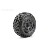 Jetko 1/10 SC EX-ROCKFORM Tyres (Claw Rim/Black/Medium Soft/12mm 0 o/s) [3103CBMSGNB1]